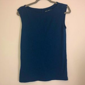 Eddie Bauer heather blue tank top